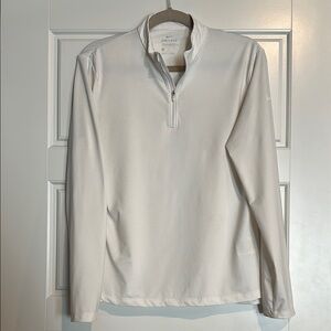 Nike White Quarter-Zip Pullover